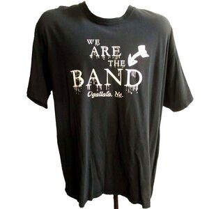Vintage Y2K Men' T-shirt XL Gildan Ultra Cotton Ogallala Ne. Band T-Shirt XL Bla